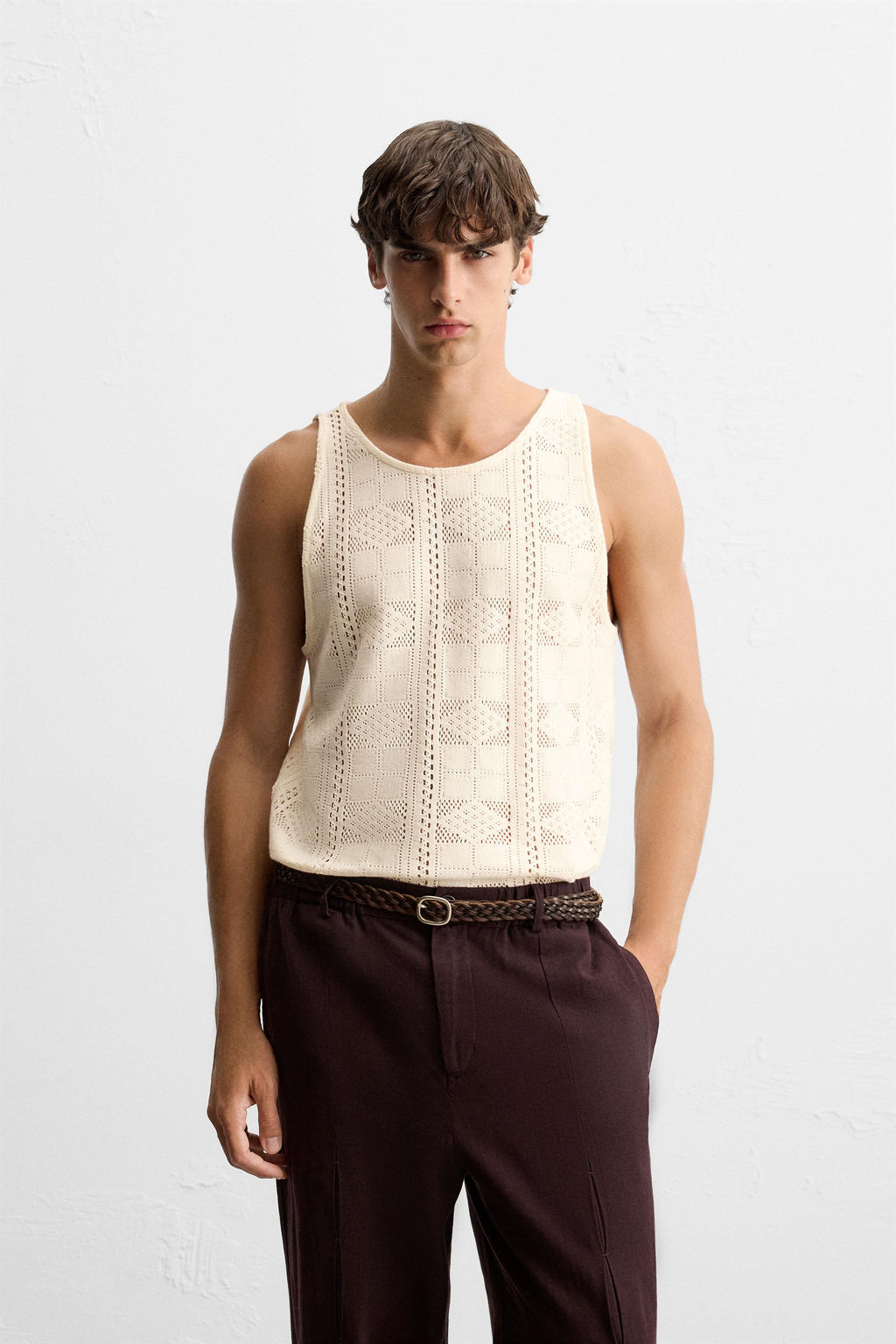 OPENWORK TANK TOP - Zara фото 2