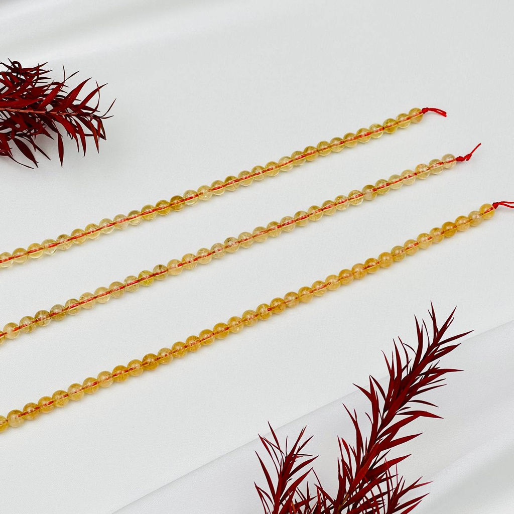 Бусины для украшений из Цитрина (72 бусины)