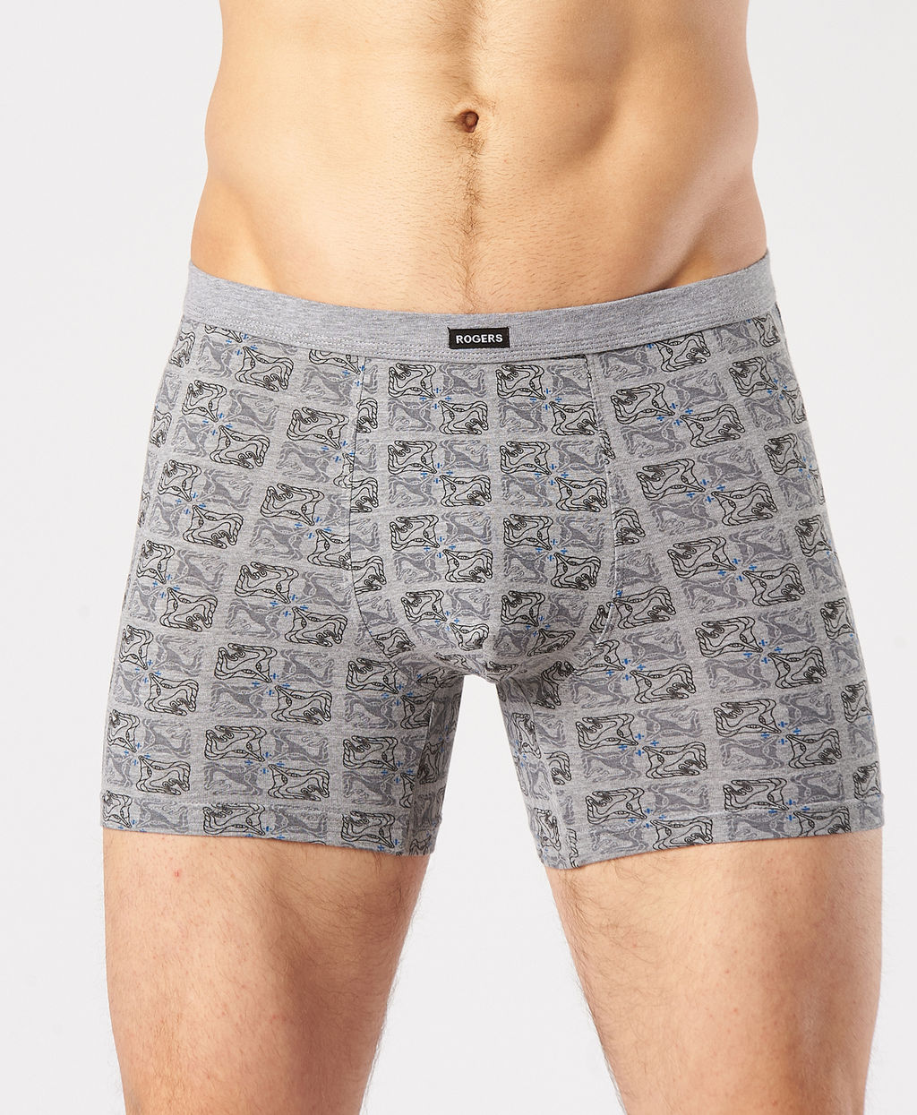 Трусы мужские боксеры Rogers 8702 хлопок, эластан размеры M, L, XL, 2XL фото 5