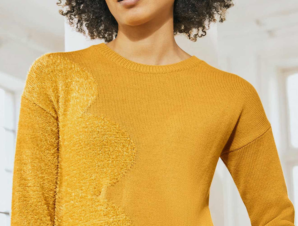 Пуловер, охра - Linea tesini фото 5