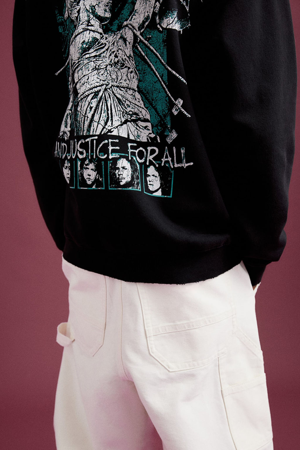 Sudadera con capucha Loose Fit - H&m фото 3