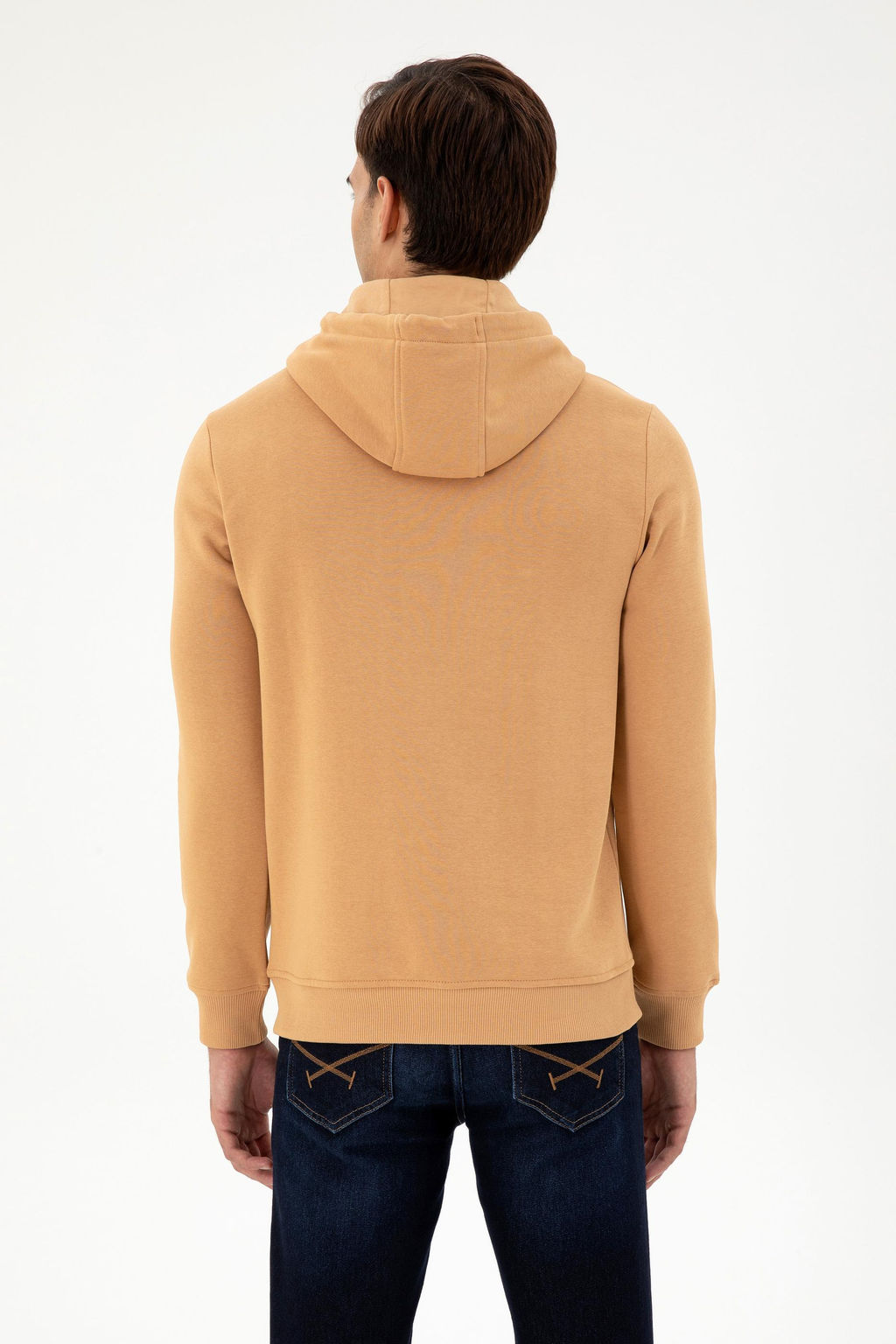 Мужской базовый свитшот светло-коричневого цвета Неожиданная скидка в корзине - U.s. polo assn фото 5