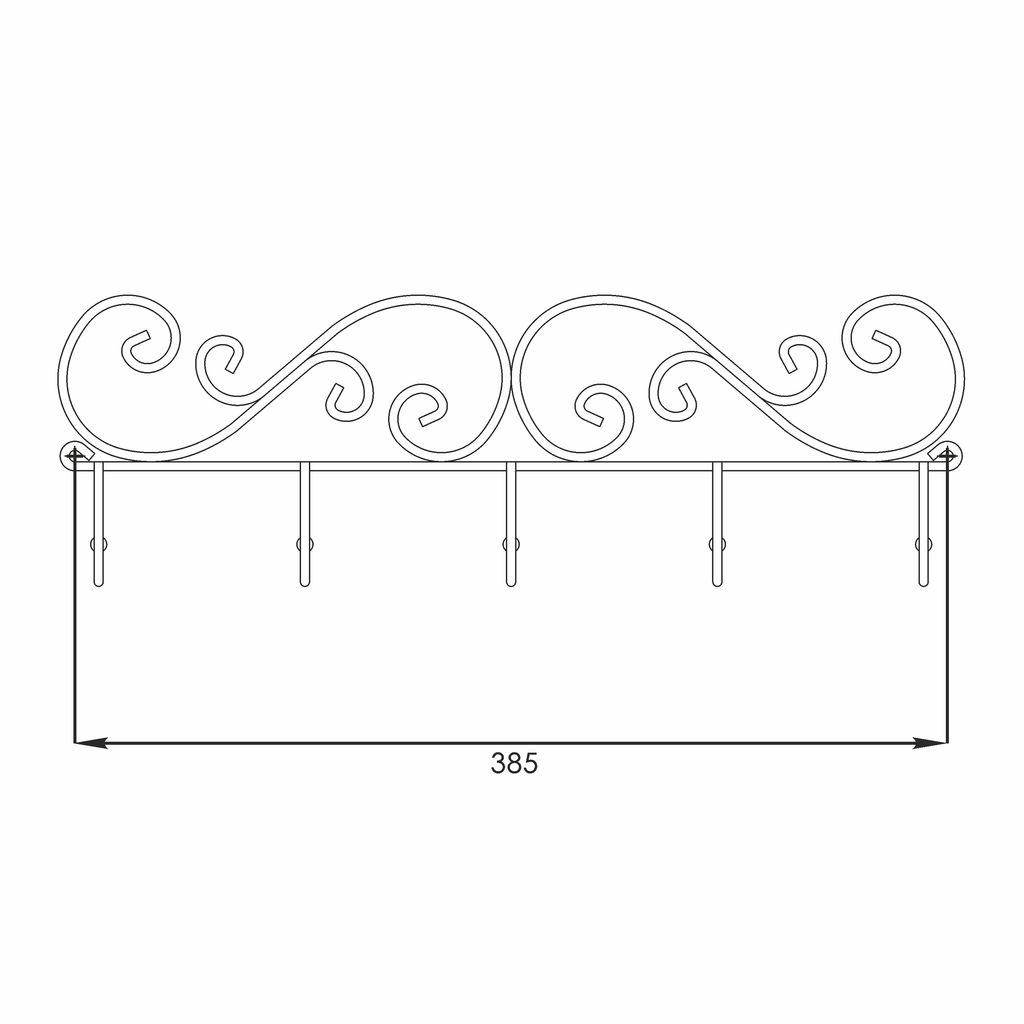 Вешалка "Кружева 5", арт. ВН 276