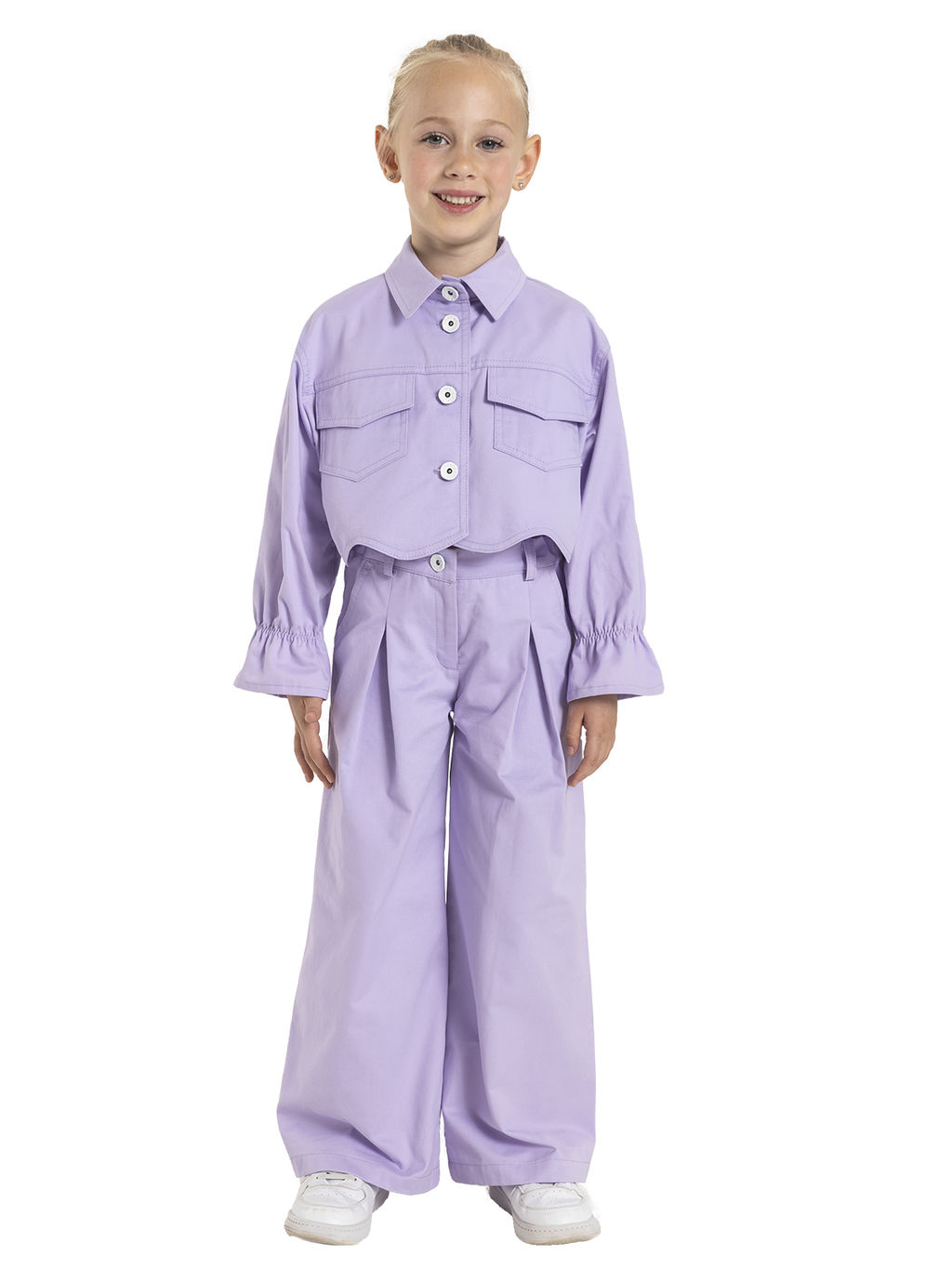 Брюки для девочки О56852 - Карамелли фото 6