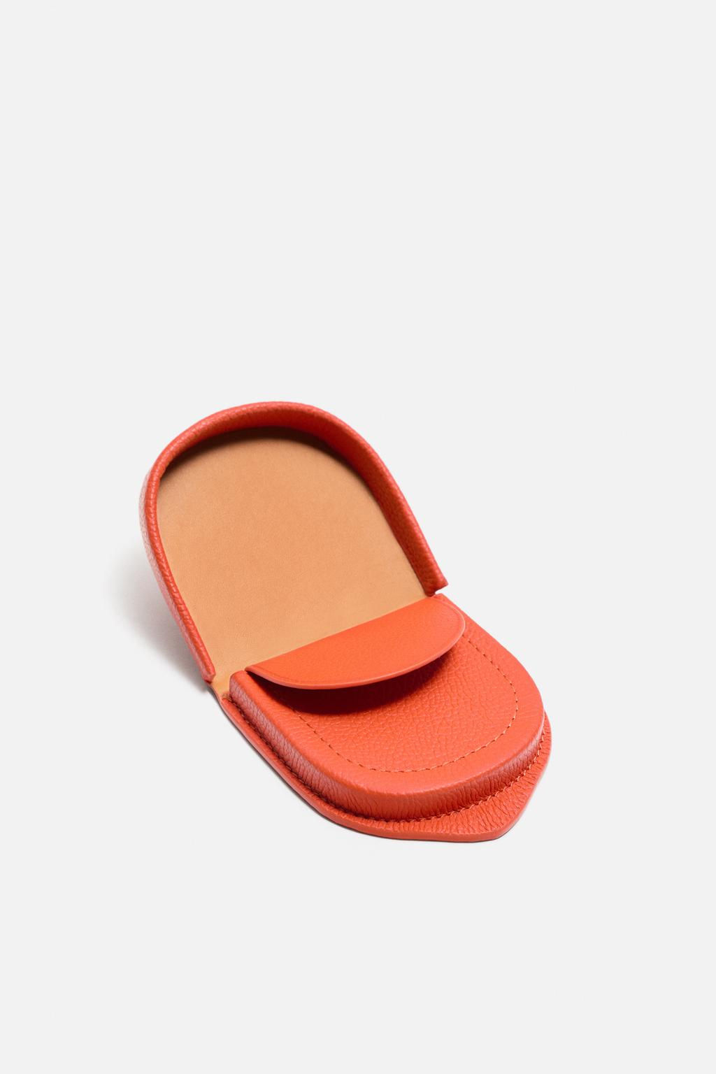 LEATHER COIN PURSE - Zara фото 4