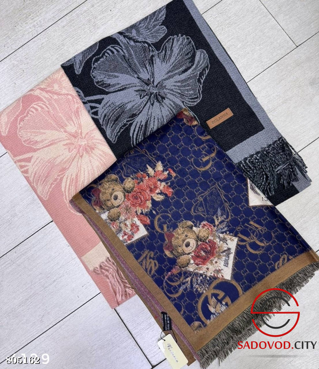 Теплые шарфы женские с принтом - Bruno фото 8