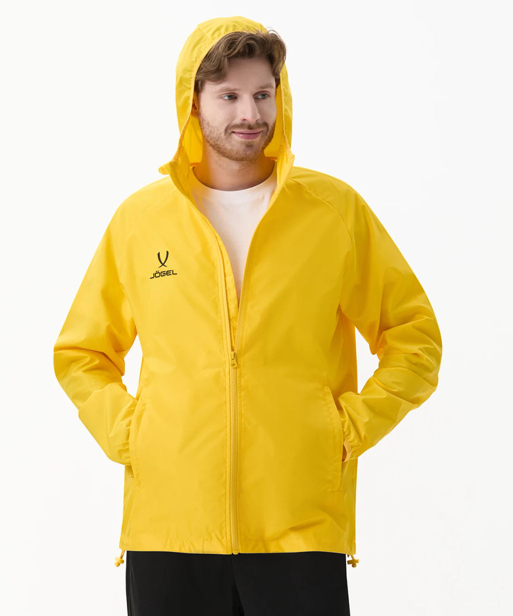 Куртка ветрозащитная JOGEL CAMP Rain Jacket, желтый  фото 8