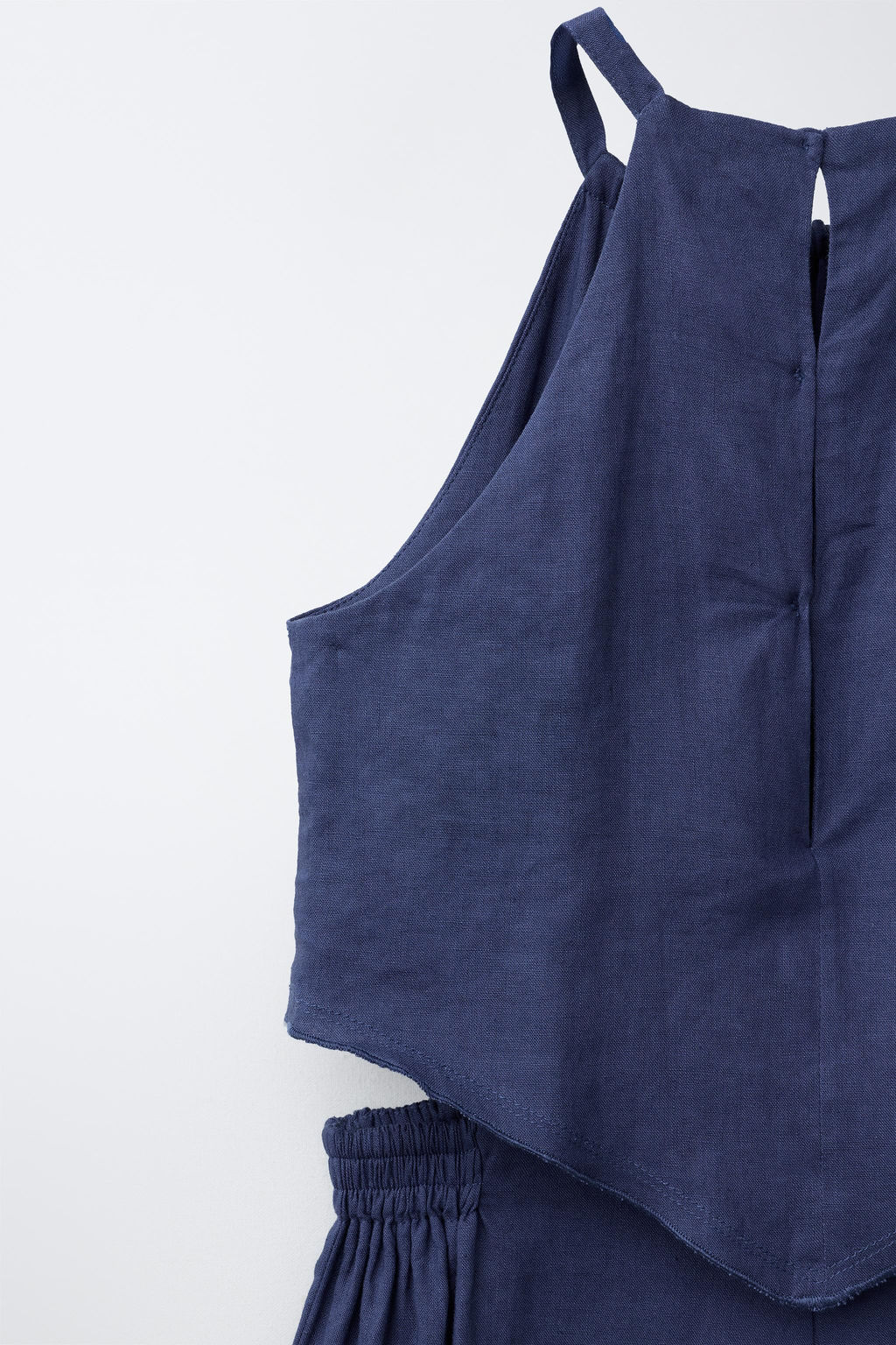 MONO LARGO CON LINO / marino - Zara фото 6