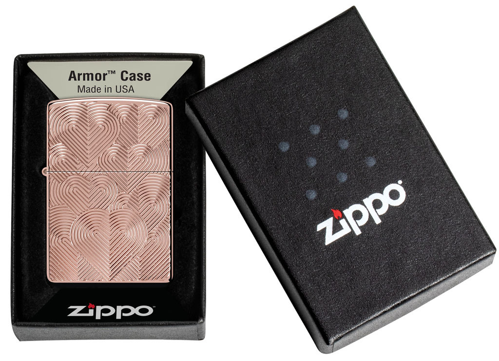 Зажигалка ZIPPO Armor® Сердца | Hearts 48919