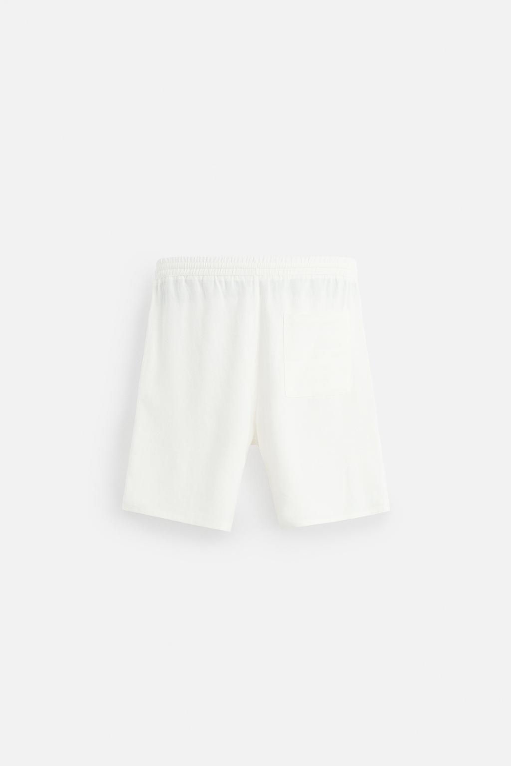 LINEN - VISCOSE BERMUDA SHORTS - Zara фото 39