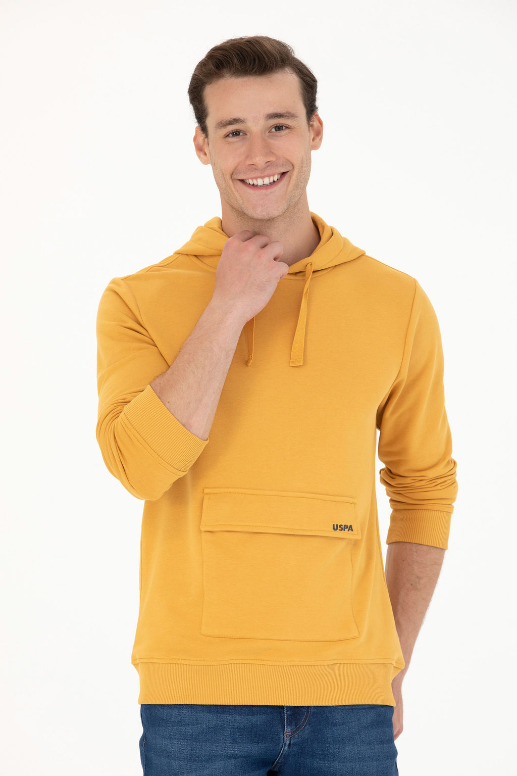 U. S. Polo Assn Мужской горчичный свитшот - U.s. polo assn фото 17