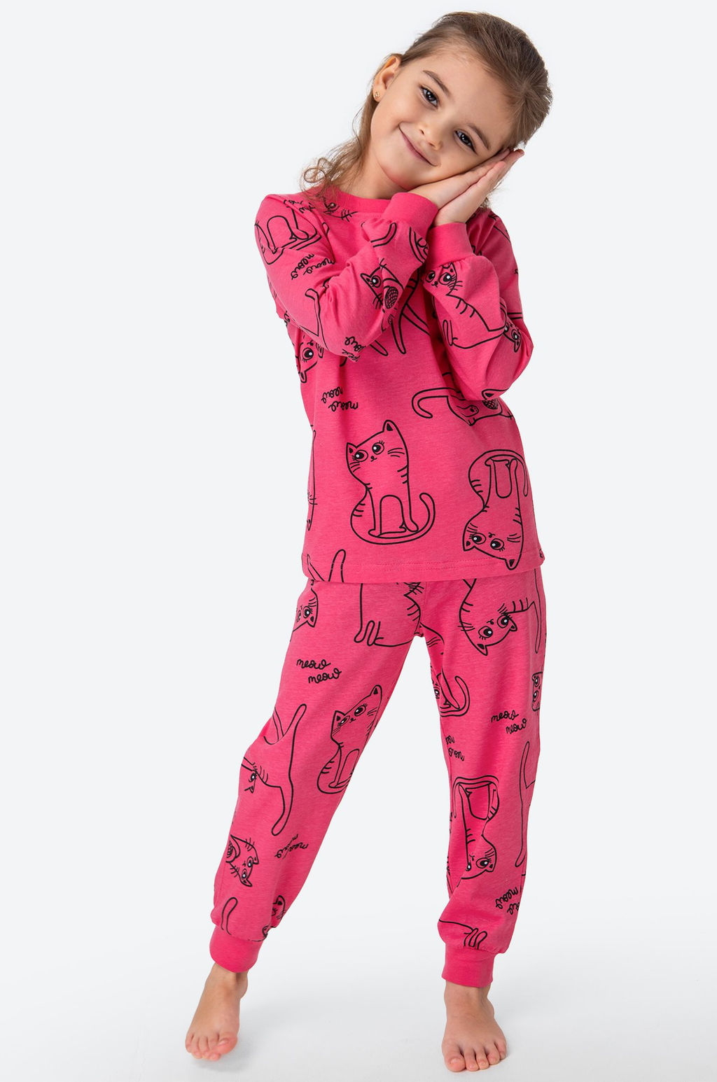 Хлопковая пижама для девочки Happyfox