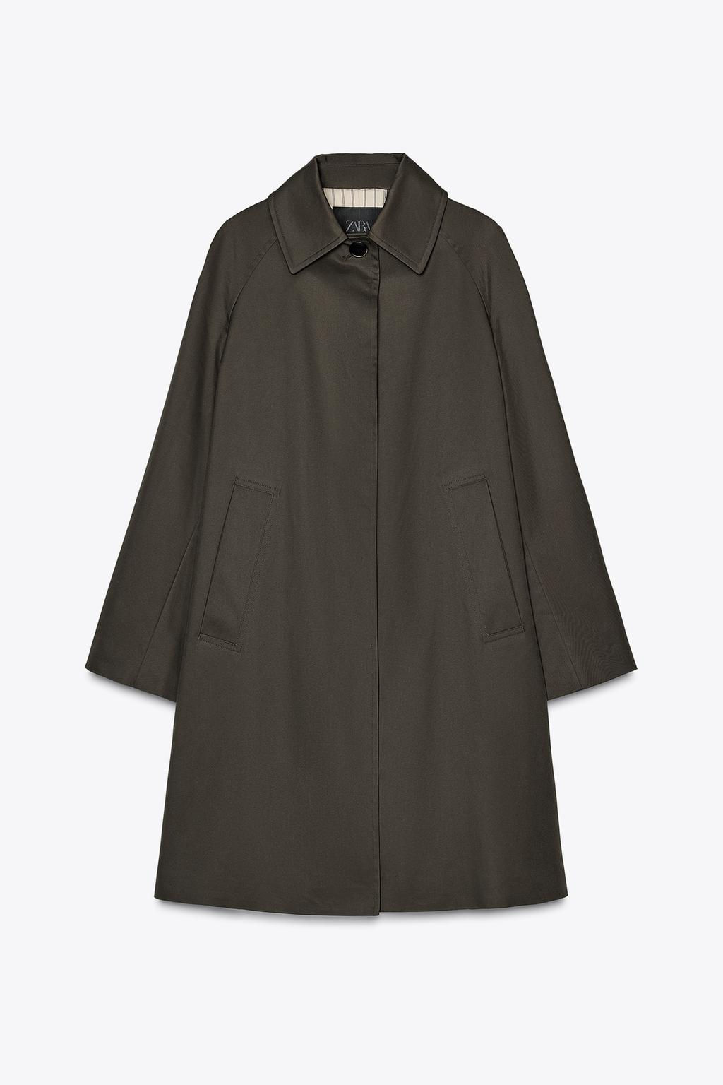 ZW COLLECTION OVERSIZE TRENCH COAT - Zara фото 5