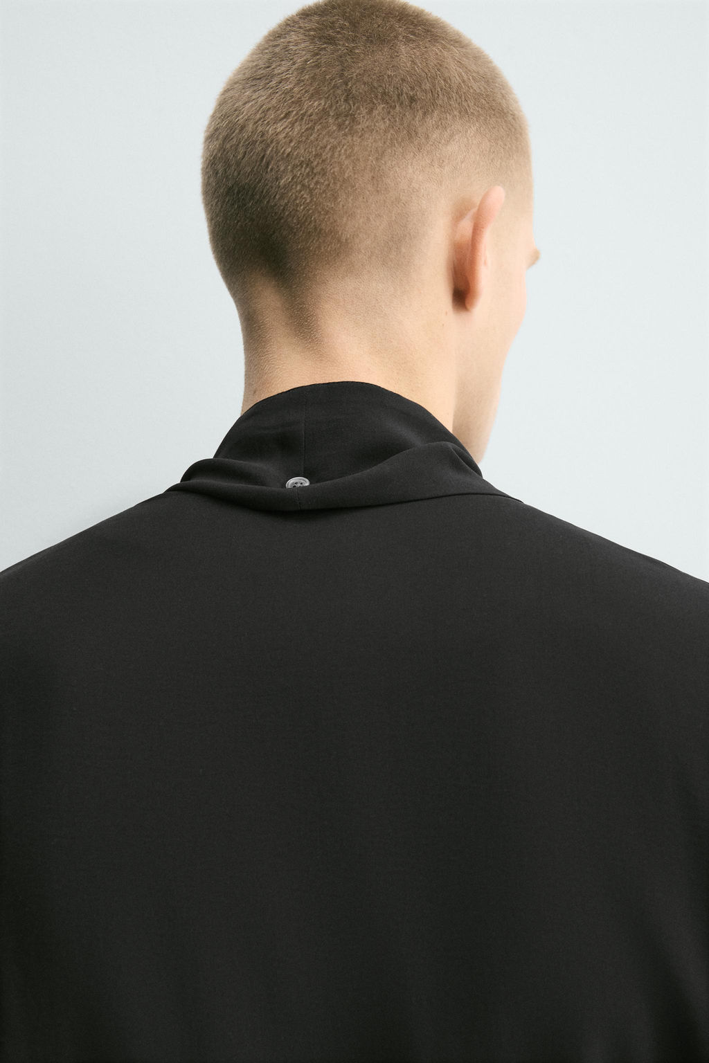 CAMISA FLUIDA LAZO / Negro - Zara фото 6