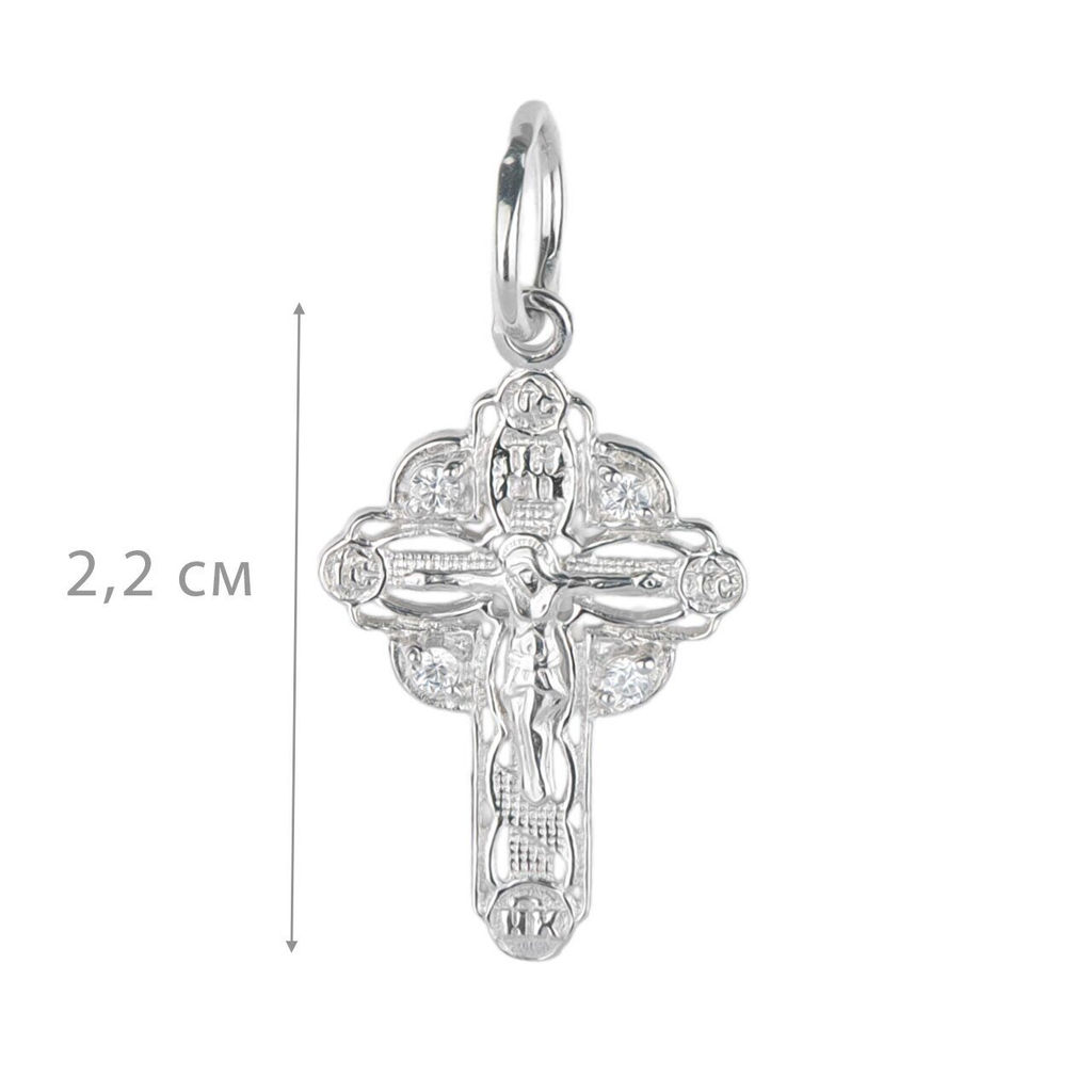 Крест, куб.циркон., ТРК3-231