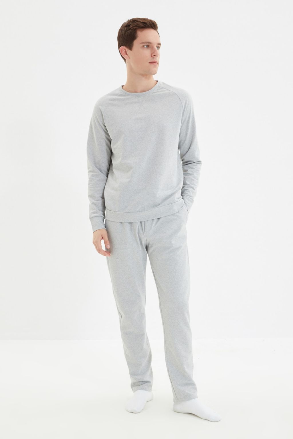 TRENDYOL MAN Lacivert Regular Fit Pijama Tak?m? TMNAW22PT0510 - Trendyolmilla фото 9