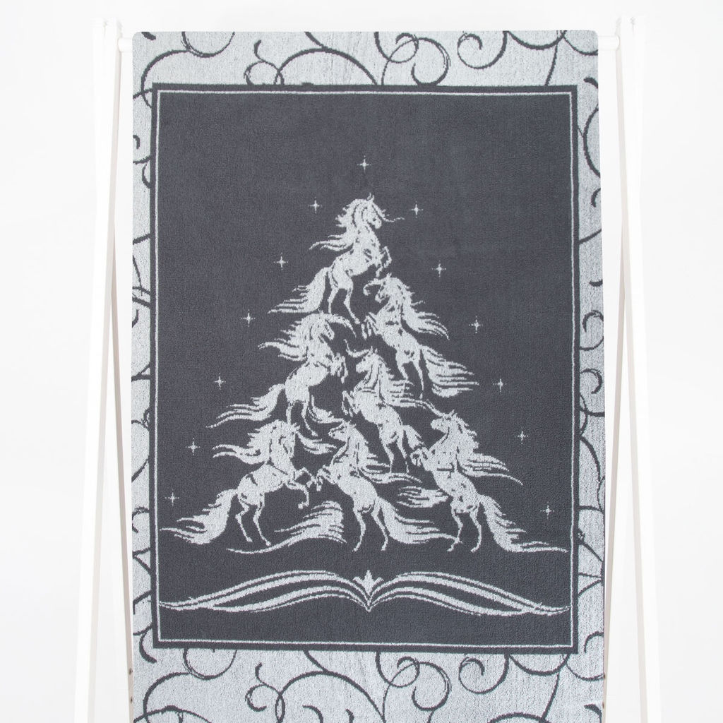 Полотенце махровое 6с102.411ж1 Лошадиная елка(графит5) 67х150см