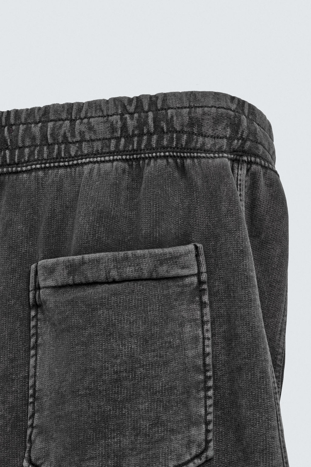PANTAL?N JOGGER BALLOON FIT LAVADO / Antracita oscuro - Zara фото 10
