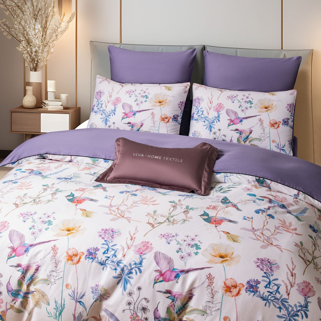 Комплект постельного белья Сатин Премиум на резинке CPAR007 140*200*30;180*200*30;160*200*30 Евро 4 Наволочки