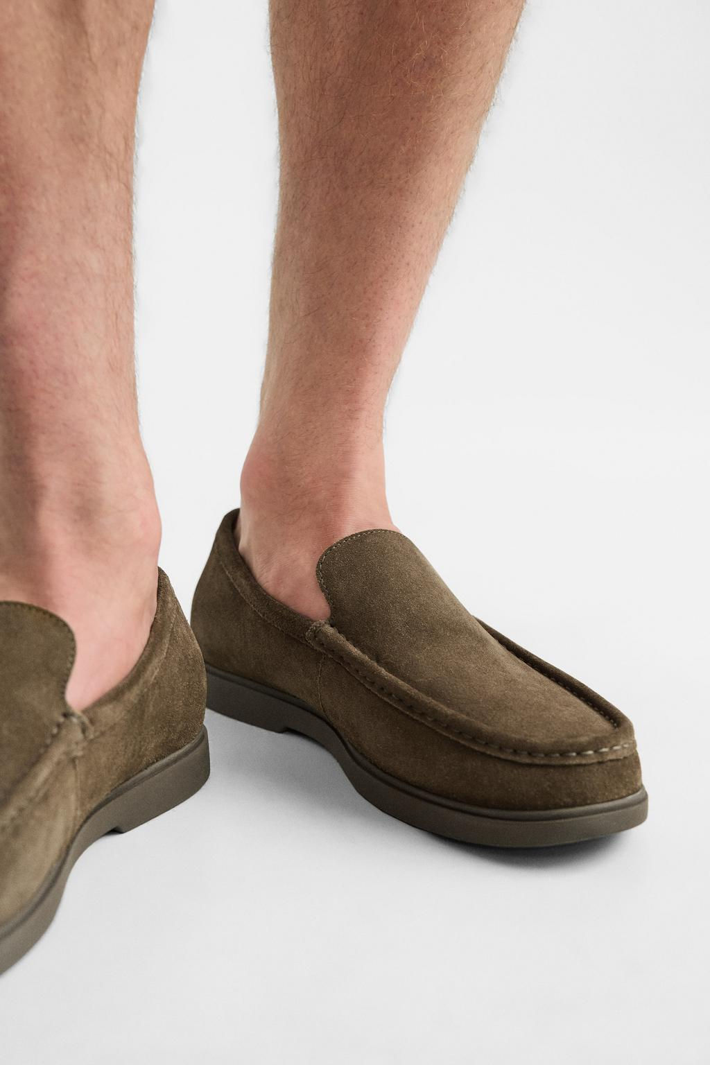 CASUAL LEATHER LOAFERS - Zara фото 4