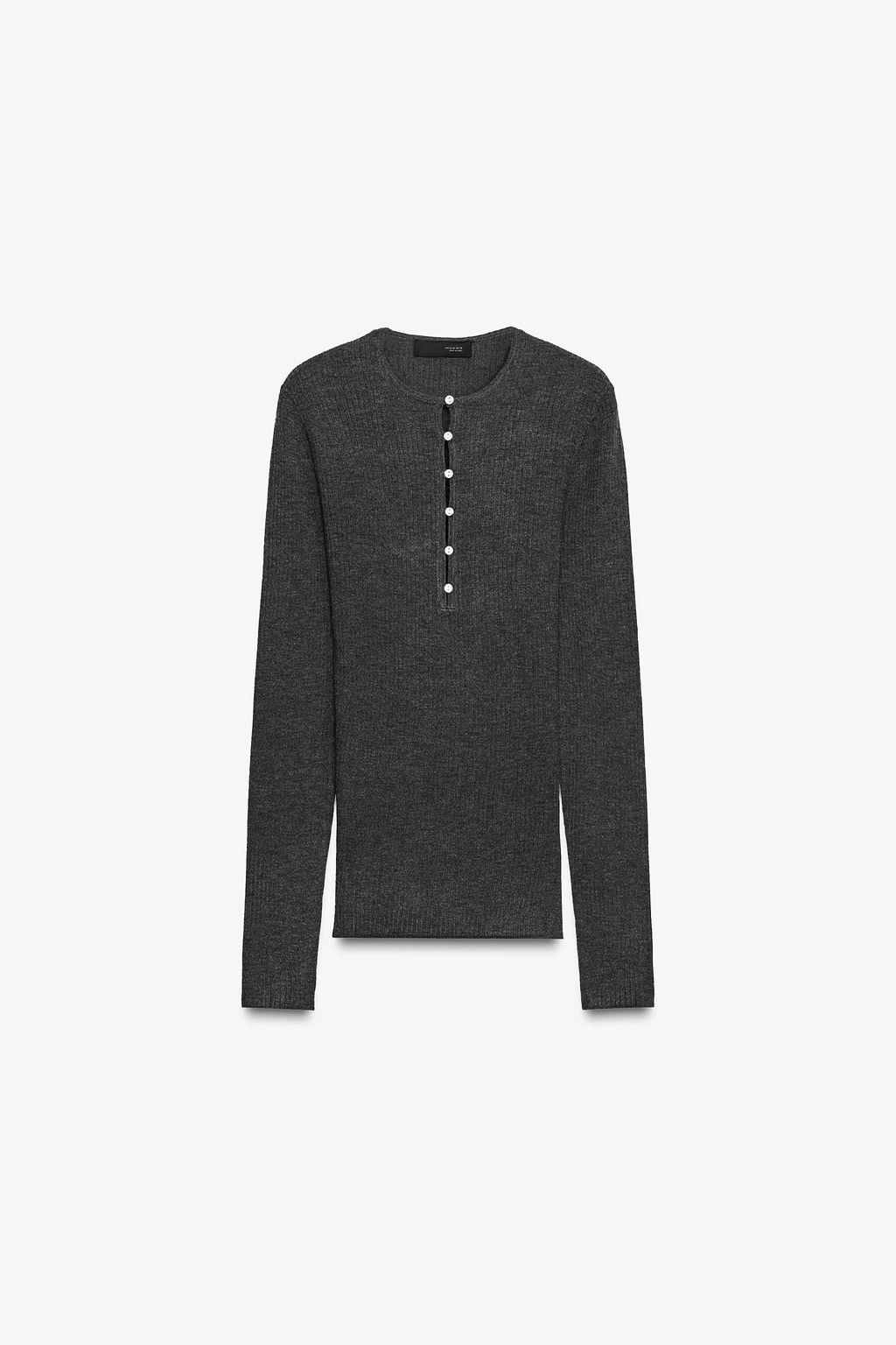 RIB KNIT SWEATER - Zara фото 4