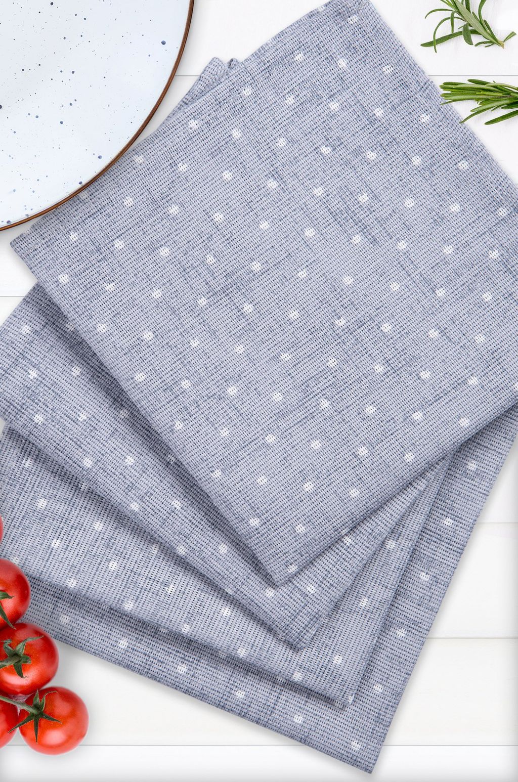 Набор салфеток из рогожки 4 шт Happy Fox Home  фото 23