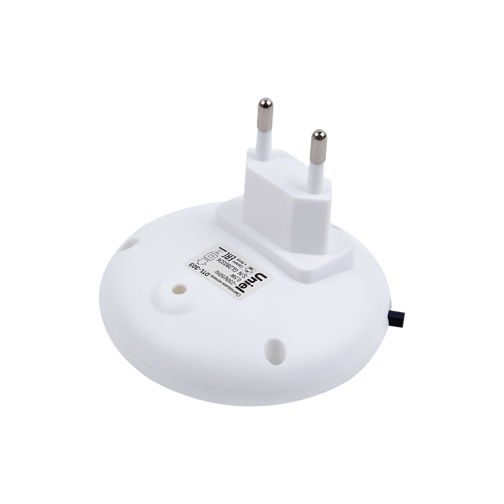 DTL-303-Круг/White/3Led/0,5W Светильник-ночник. Блистерная упаковка.