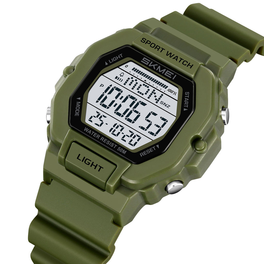 Часы наручные Skmei женские электронные спортивные 2573green