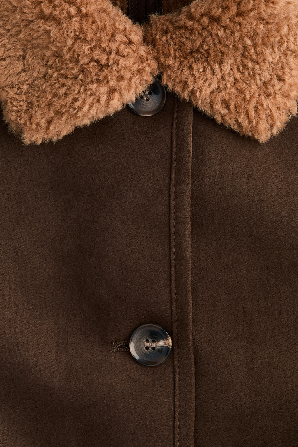 Chaqueta con cuello de borreguito - H&m фото 8
