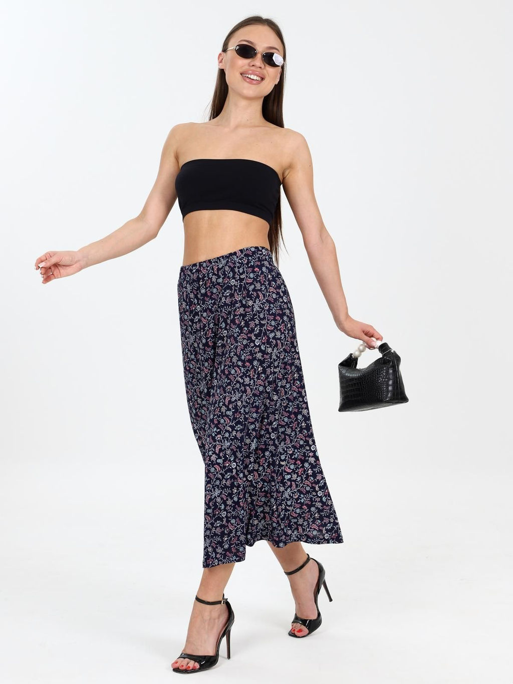 IV-CAPRIZ Тимиан - юбка синий фото 16