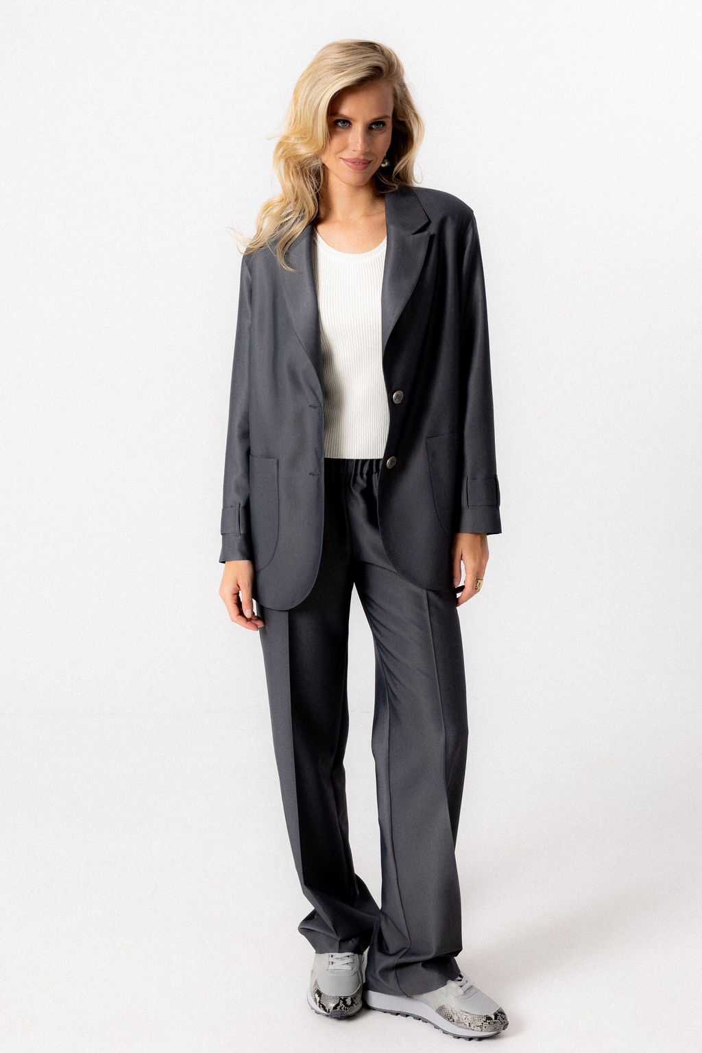 WW-2681 Жакет серый