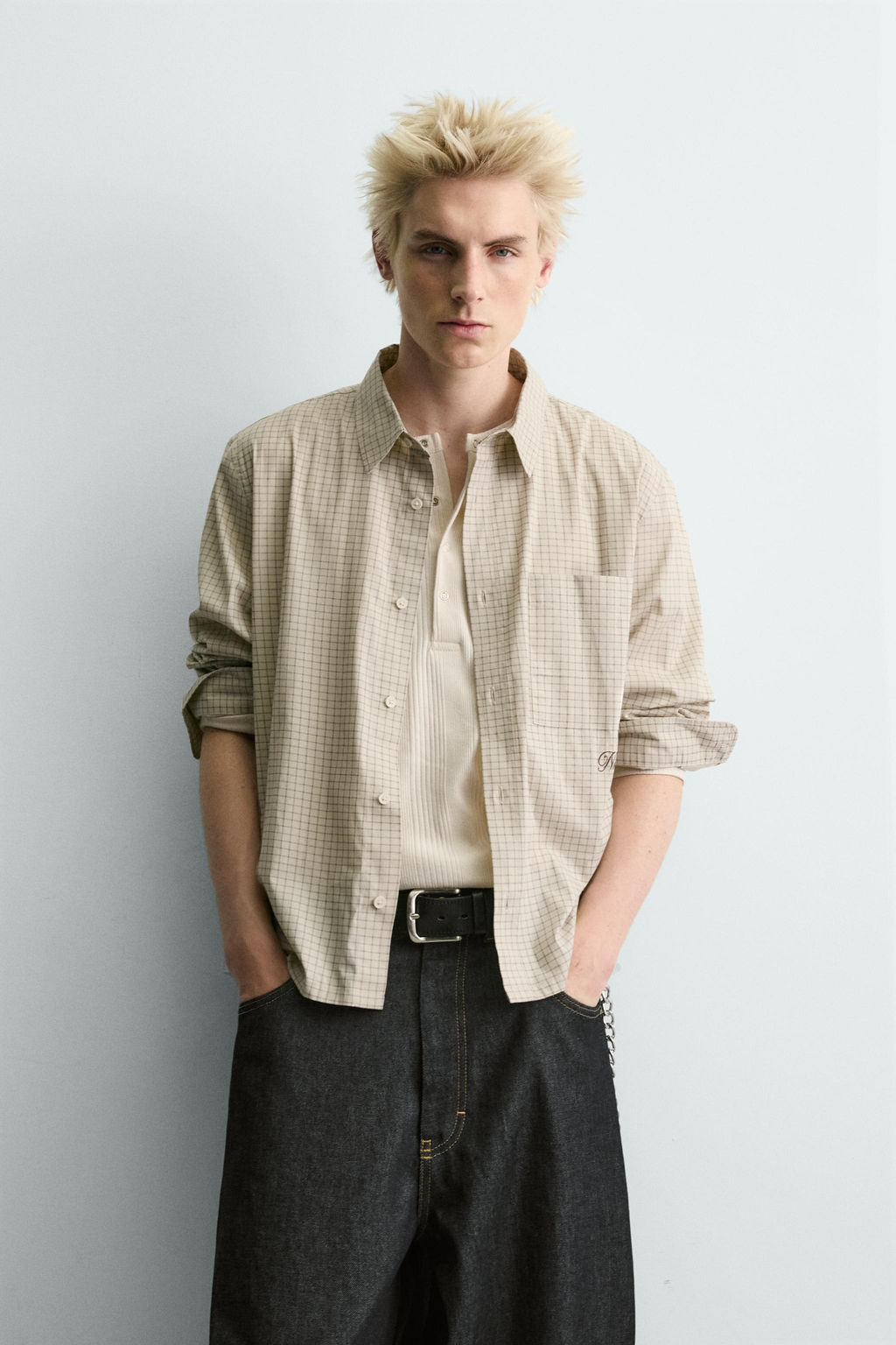 CUPID PRINT CHECK SHIRT - Zara фото 2