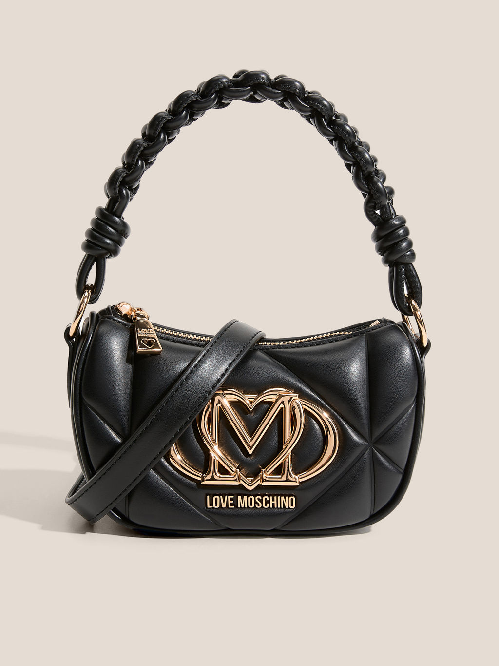 Женская сумка с ручкой LOVE MOSCHINO EMBOSSED Q Артикул 4625923, черный