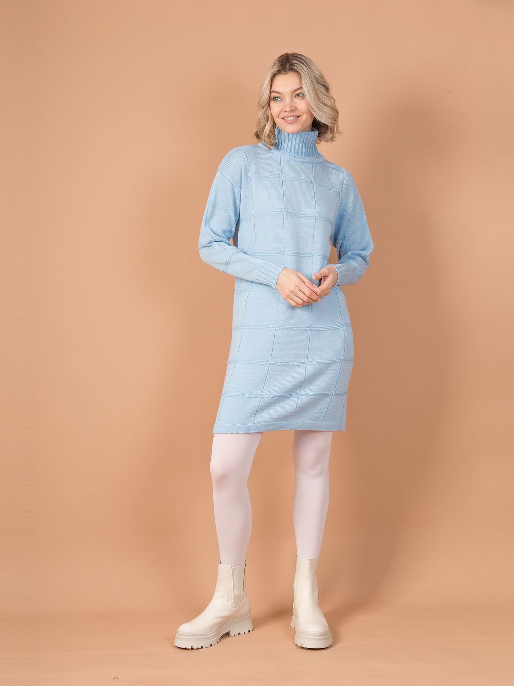 Платье вязаное фактурное - Stilla фото 14