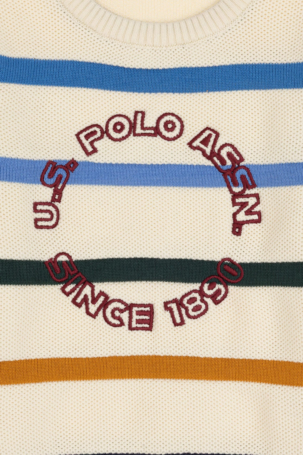 Erkek _ocuk Krem Bisiklet Yaka Kazak - U.s. polo assn фото 4