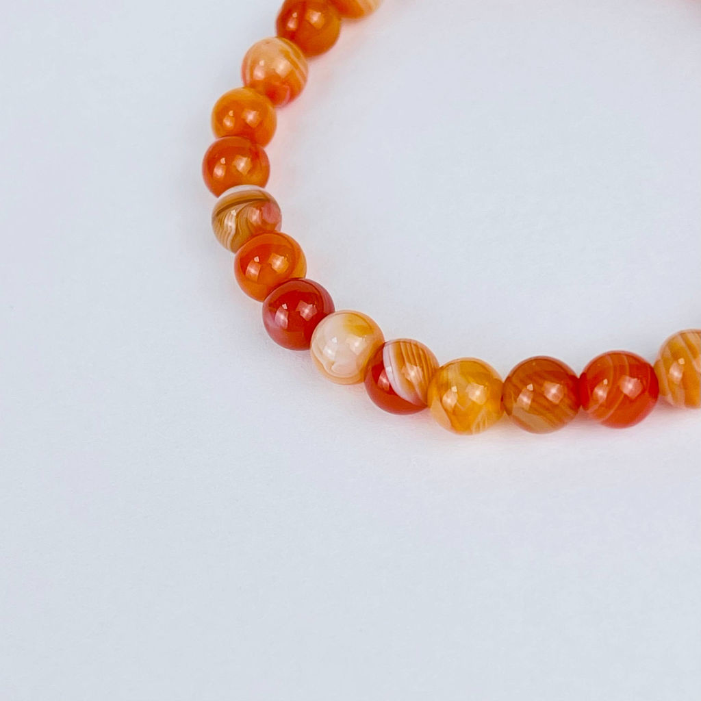 Браслет из Сардоникса 18 см