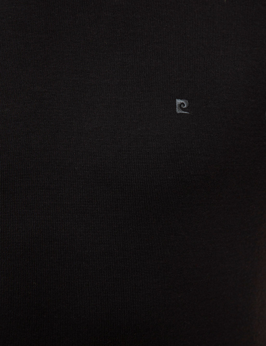 Siyah Slim Fit Bisiklet Yaka Basic Triko Kazak - Pierre cardin фото 6