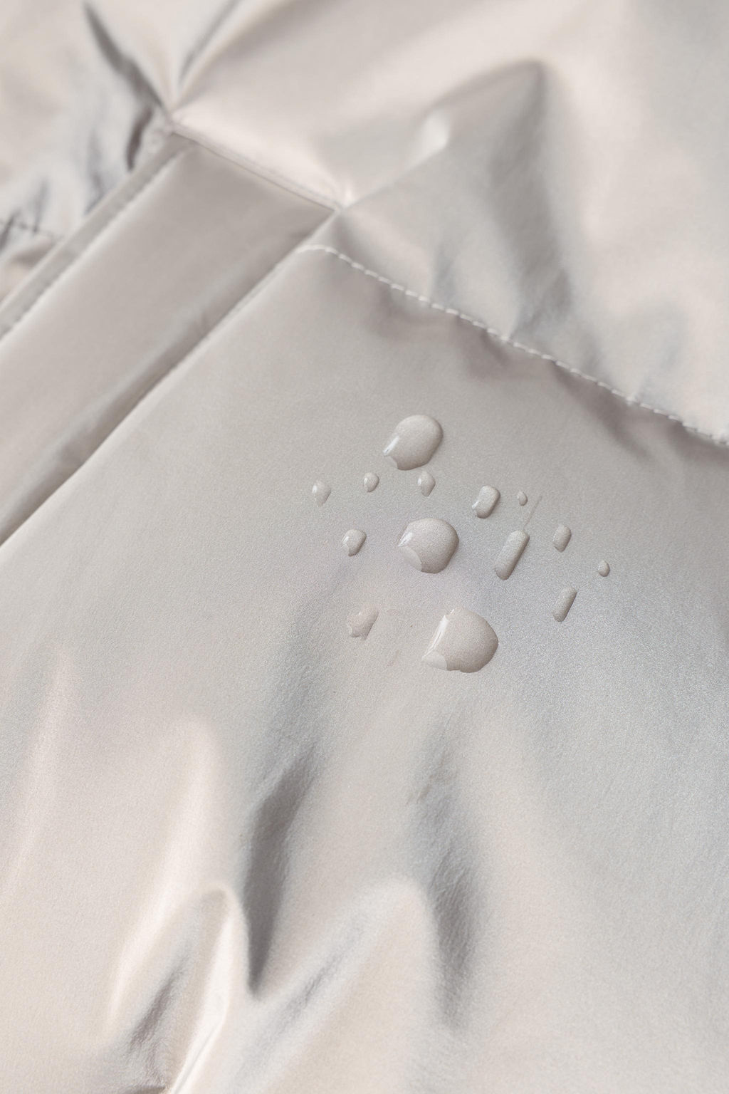 METALLIC WATER-RESISTANT AND WINDPROOF FEATHER DOWN PUFFER JACKET RECCO® SYSTEM SKI COLLECTION - Zara фото 29