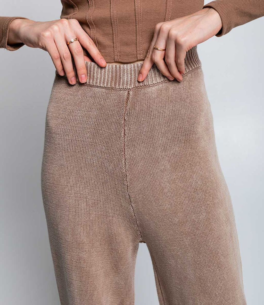 Брюки #КТ500 (1), бежевый - Dommod фото 5