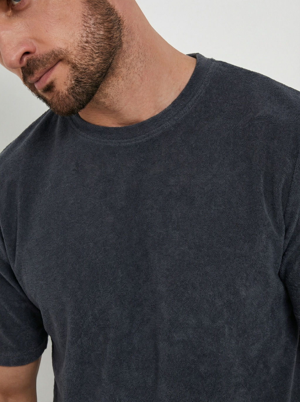 Костюм мужской махра "АНТОНИО" ГРАФИТ