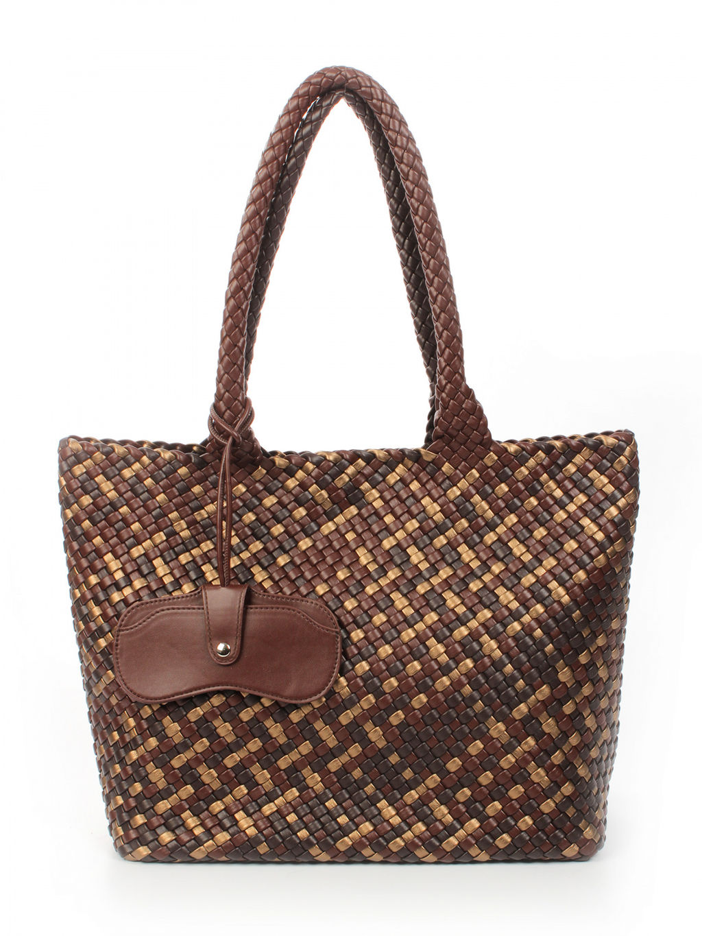 LACCOMA сумка СУ1033-мультицвет коричневый эко кожа хлопок