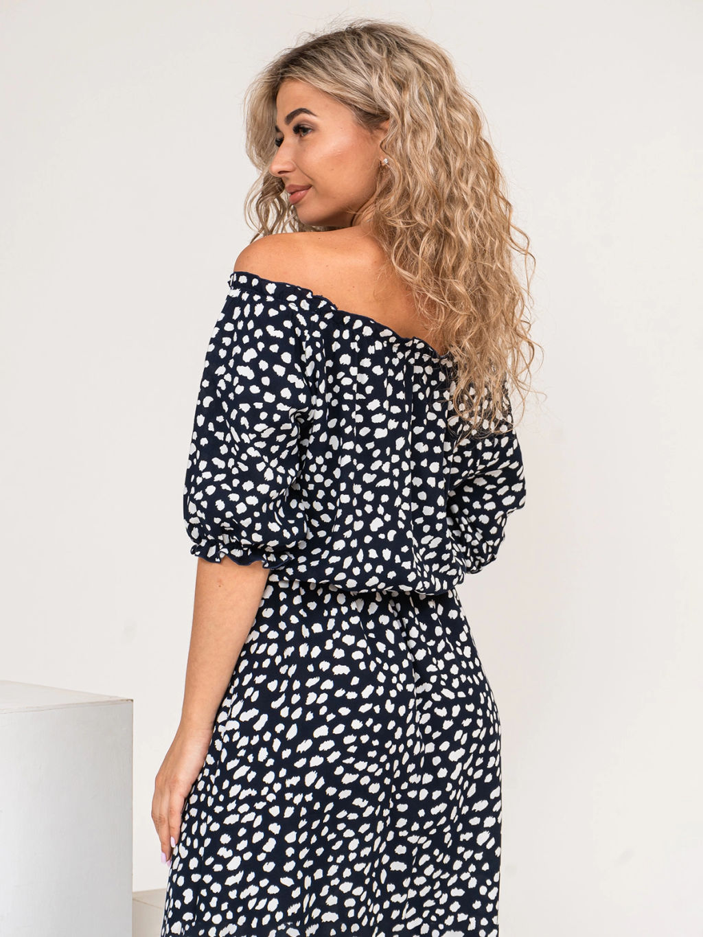 Платье женское, цвет черный белый - Текс-плюс фото 6