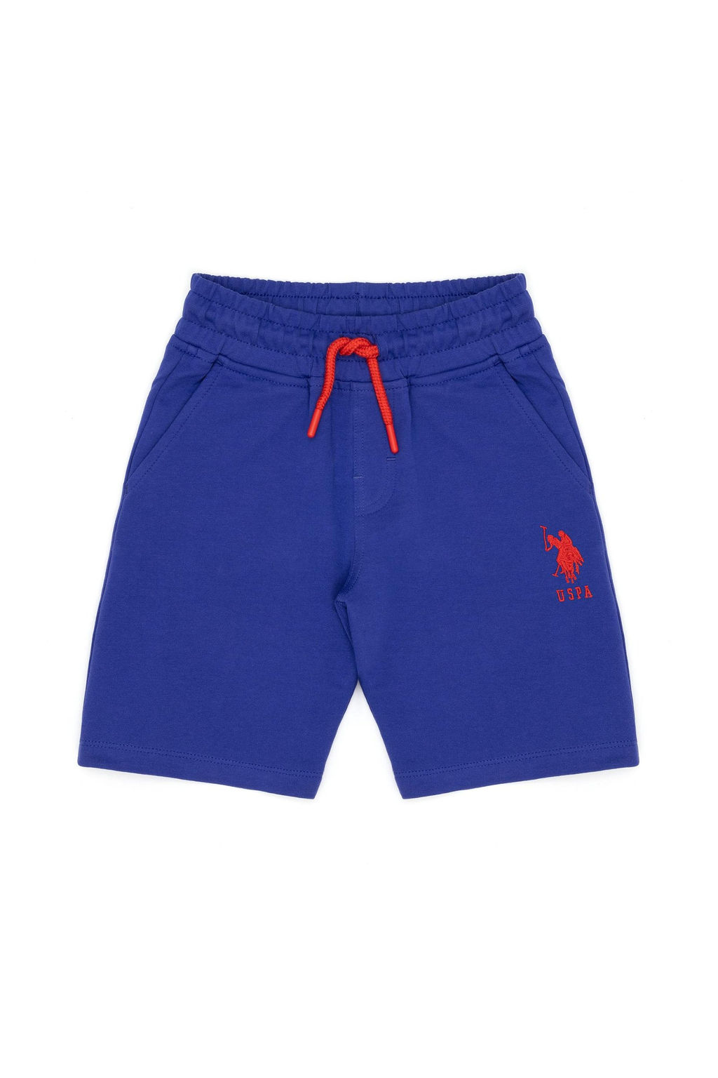 Синие вязаные шорты для мальчика - U.s. polo assn фото 4