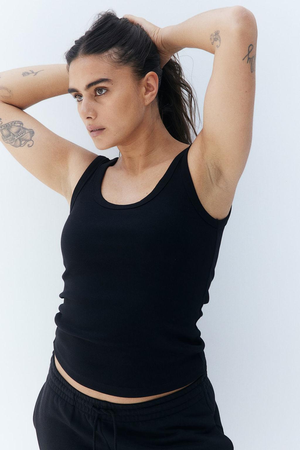 Camiseta de tirantes en canale - H&m фото 3