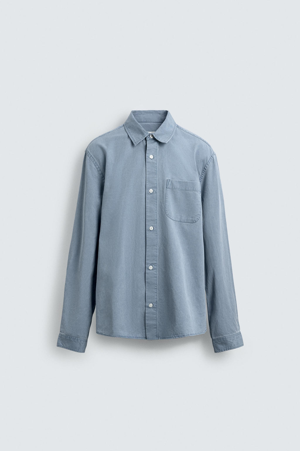 FLOWING WASHED SHIRT - Zara фото 17