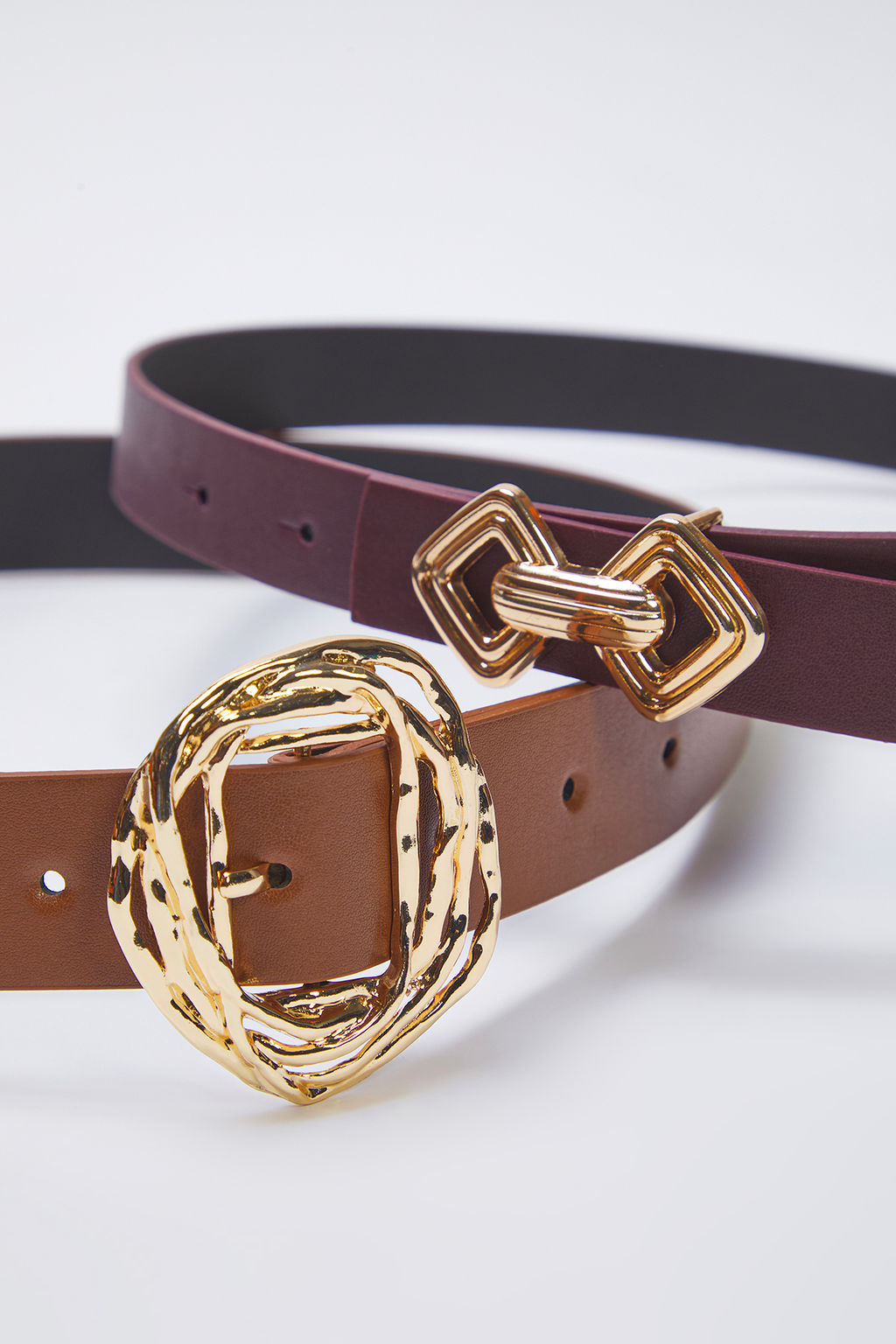 Trendyolmilla Siyah-Siyah Tokal? 2li Paket Deri Gorunumlu TWOAW25KE00001 фото 3