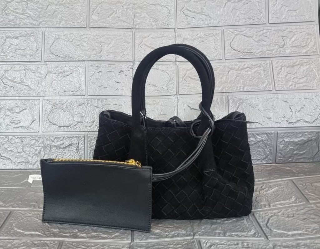 Женская сумка, замша, MIRONPAN 90512 Черный