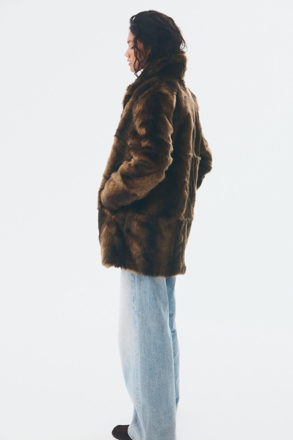 Abrigo efecto pelo - H&m фото 3