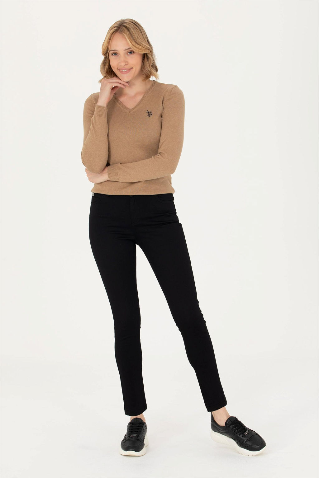 Женские черные брюки - U.s. polo assn фото 8