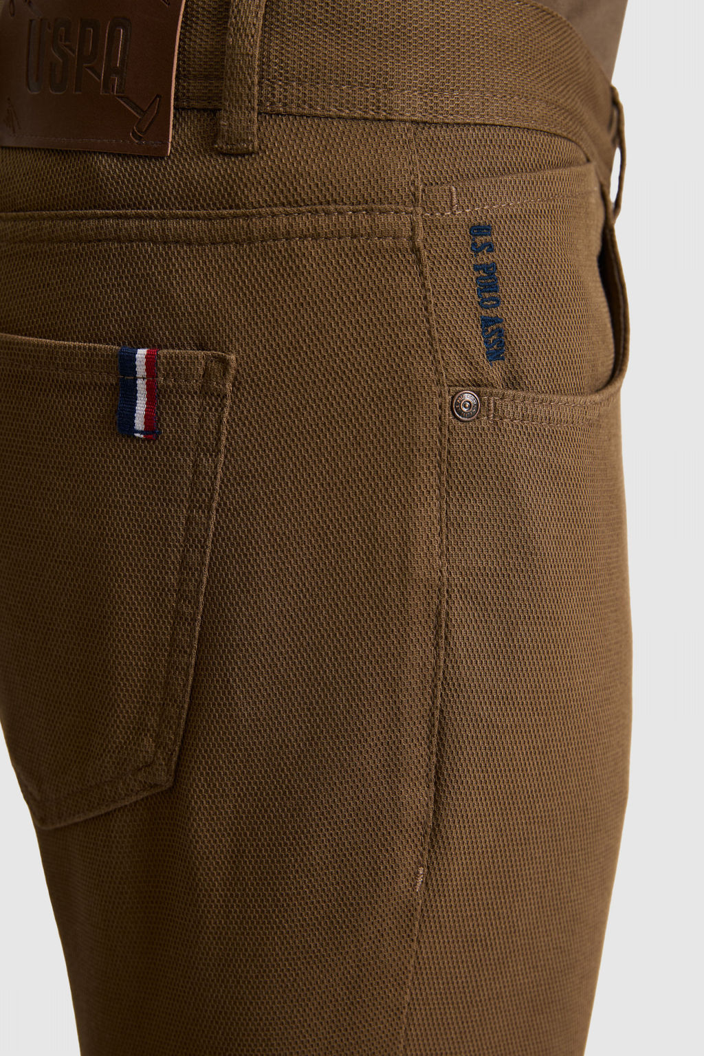 Erkek Haki Kanvas Pantolon - U.s. polo assn фото 6